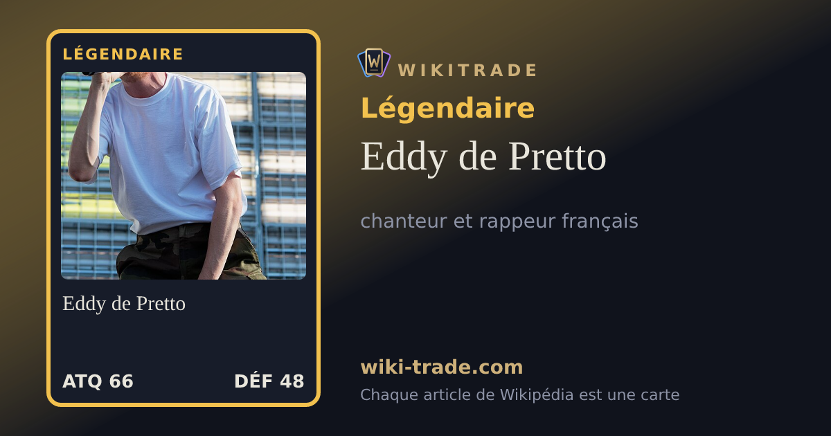 Eddy de Pretto — carte Légendaire