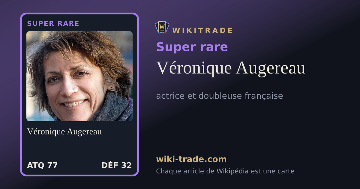 Véronique Augereau — carte Super rare