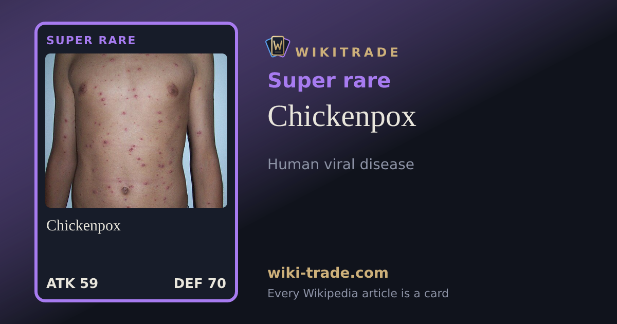 Chickenpox — Super rare card