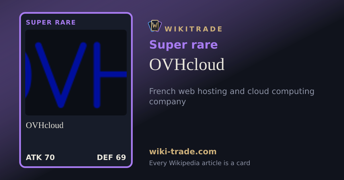 OVHcloud — Super rare card