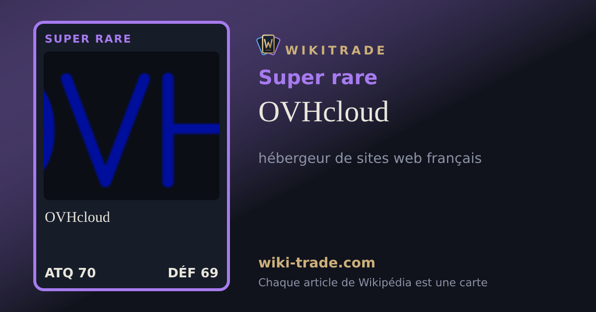 OVHcloud — carte Super rare