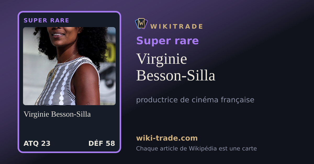Virginie Besson-Silla — carte Super rare