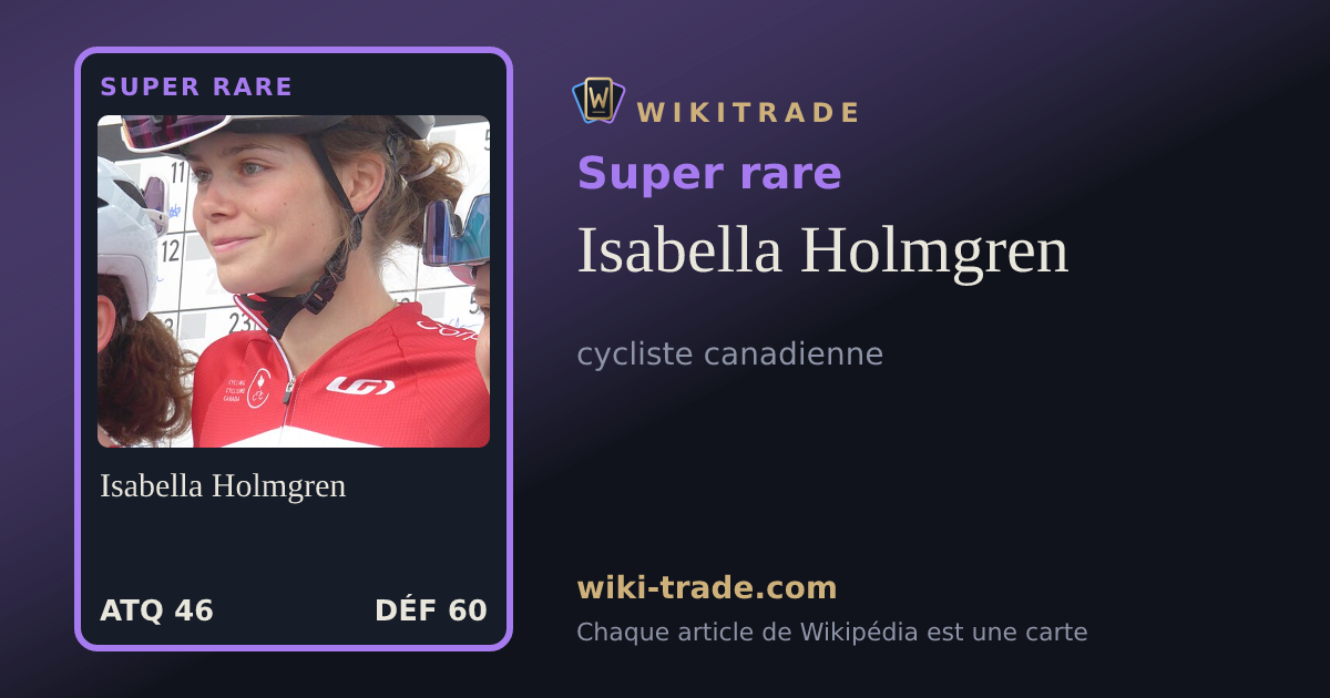 Isabella Holmgren — carte Super rare