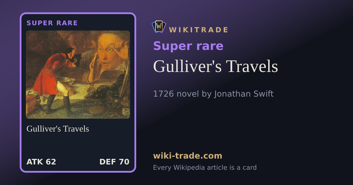 Gulliver's Travels — Super rare card