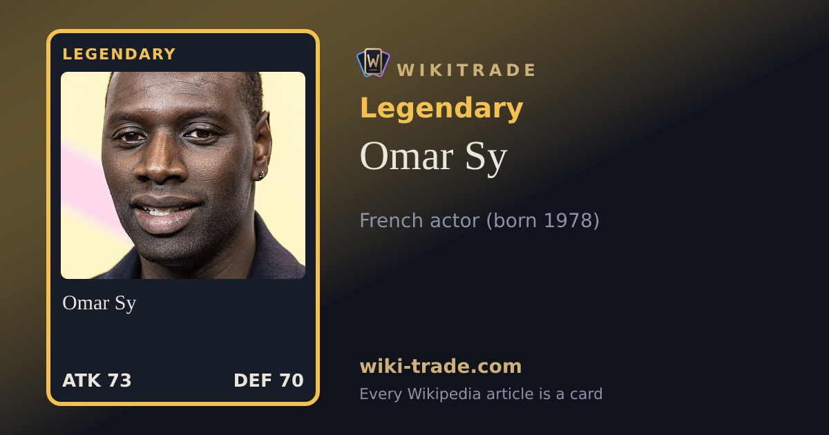 Omar Sy — Legendary card