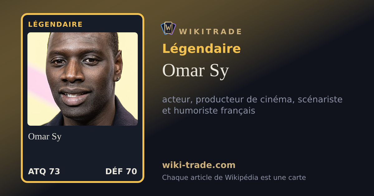 Omar Sy — carte Légendaire