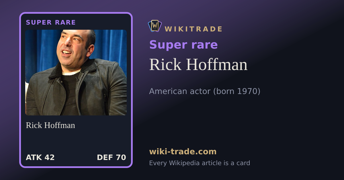Rick Hoffman — Super rare card