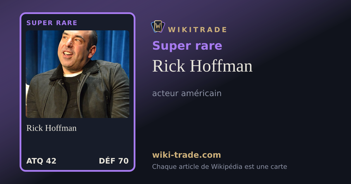 Rick Hoffman — carte Super rare