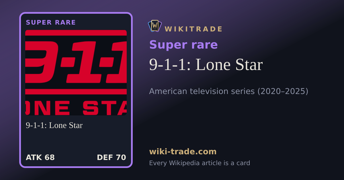 9-1-1: Lone Star — Super rare card