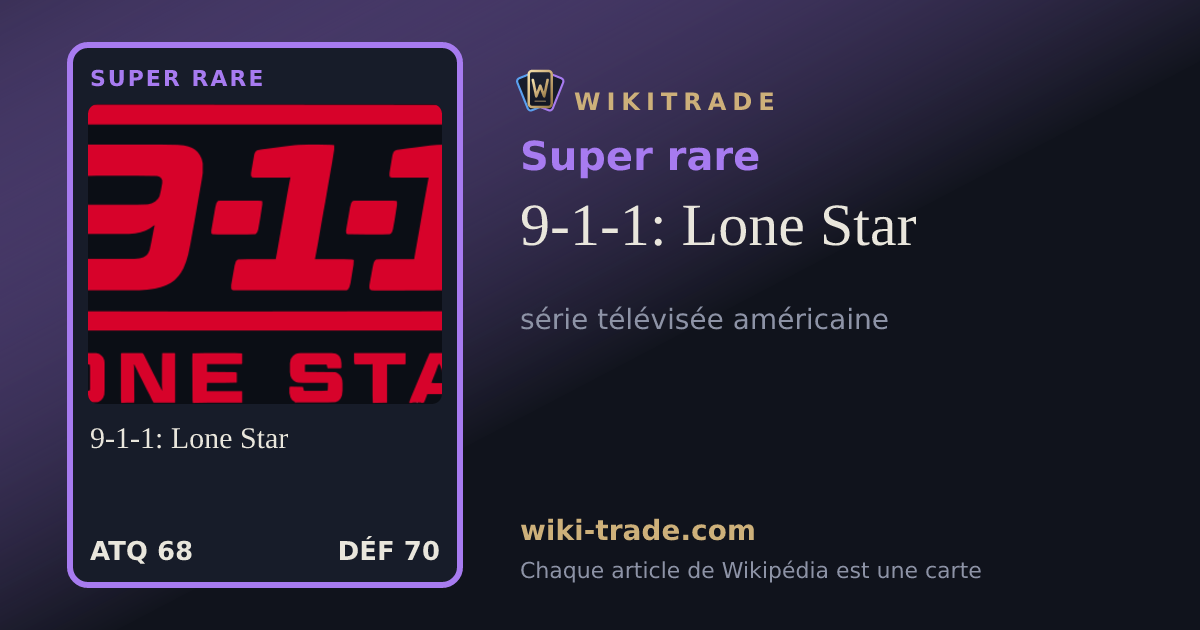 9-1-1: Lone Star — carte Super rare