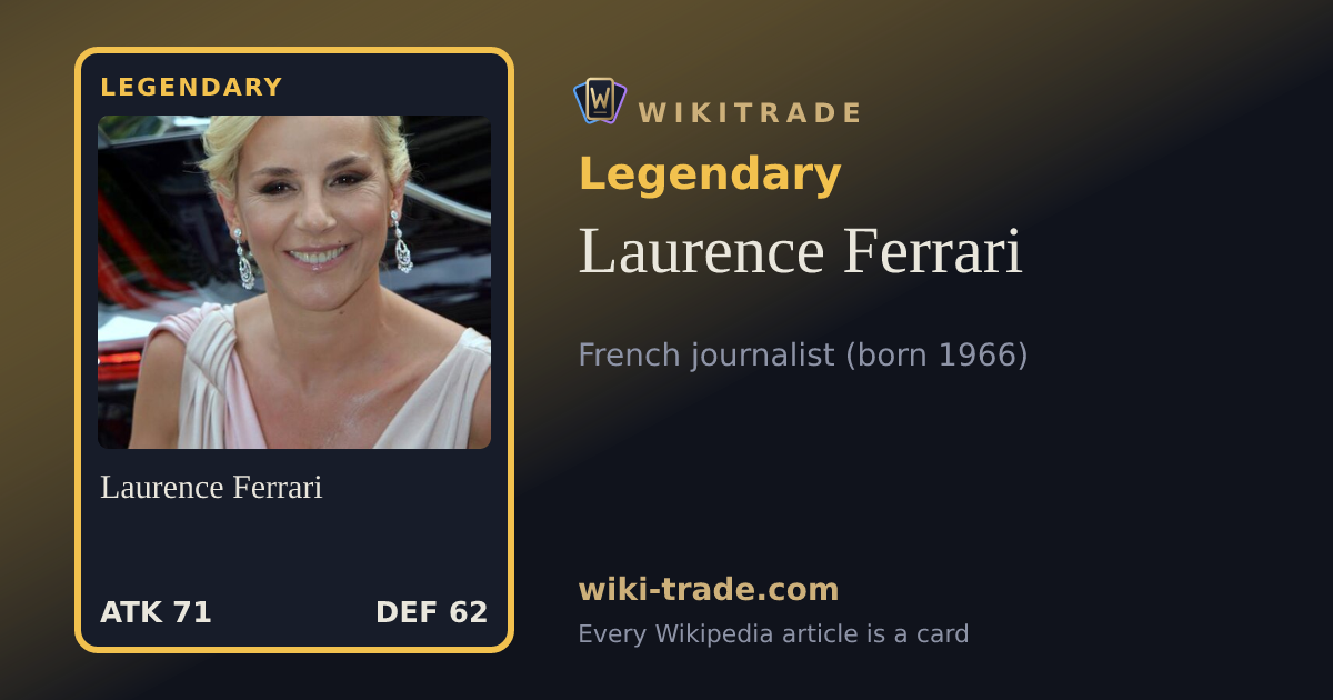 Laurence Ferrari — Legendary card