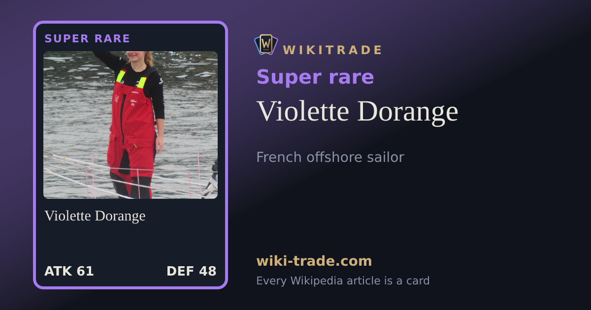Violette Dorange — Super rare card