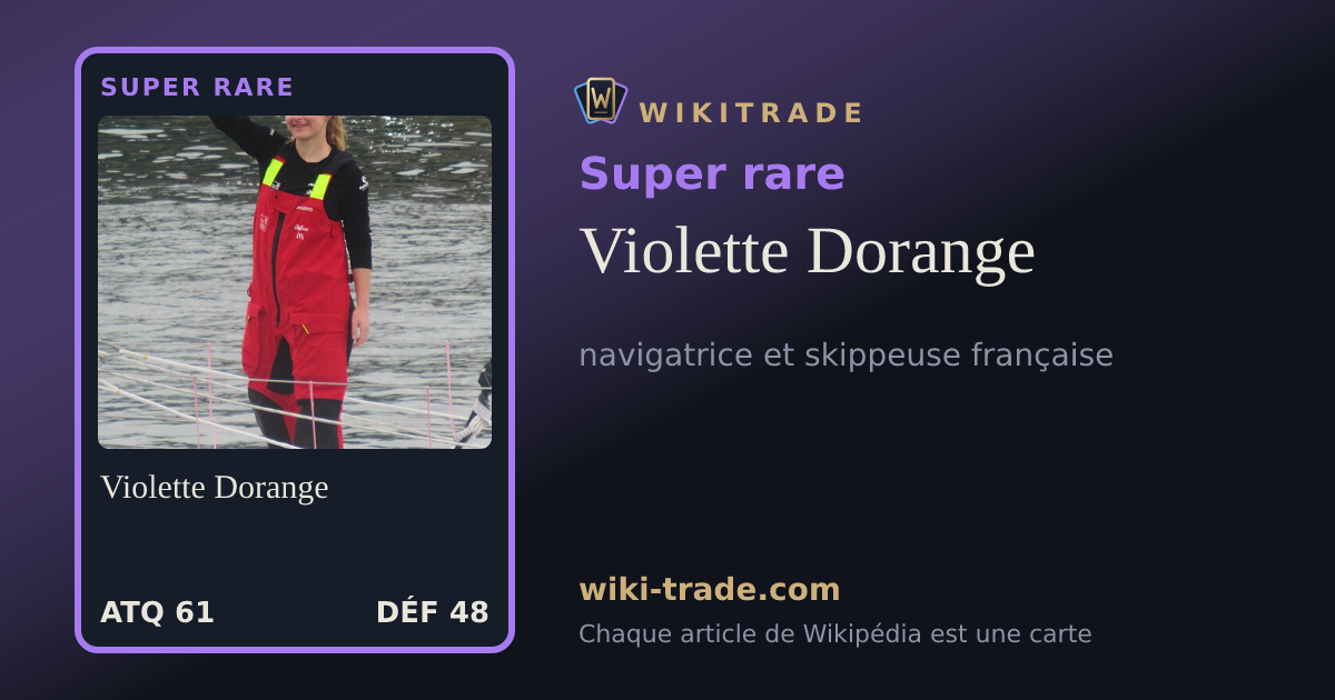 Violette Dorange — carte Super rare