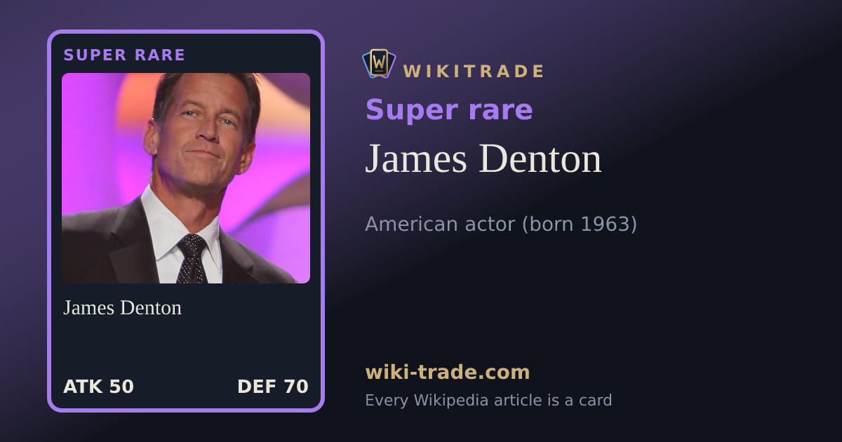 James Denton — Super rare card