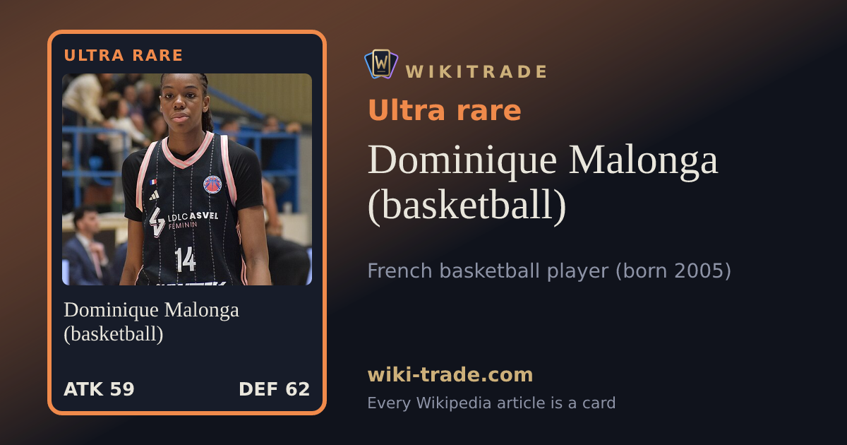 Dominique Malonga (basketball) — Ultra rare card