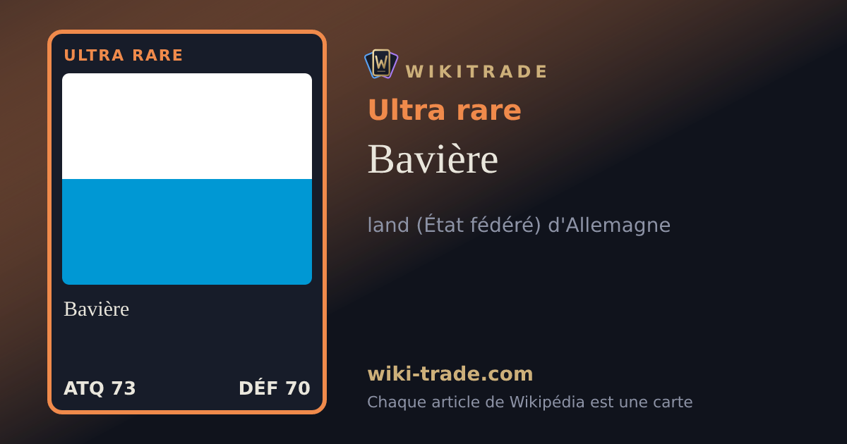 Bavière — carte Ultra rare