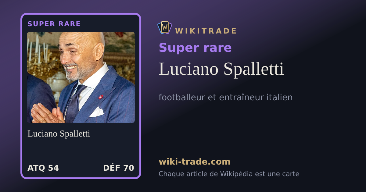 Luciano Spalletti — carte Super rare