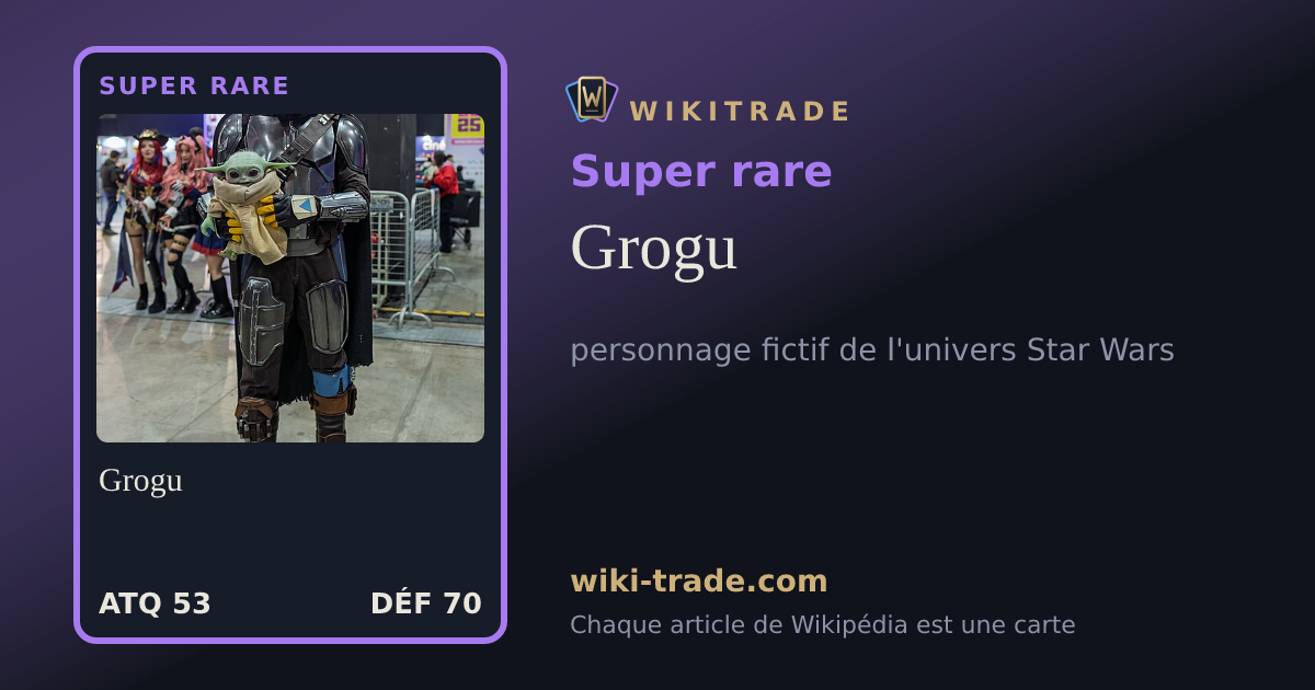 Grogu — carte Super rare