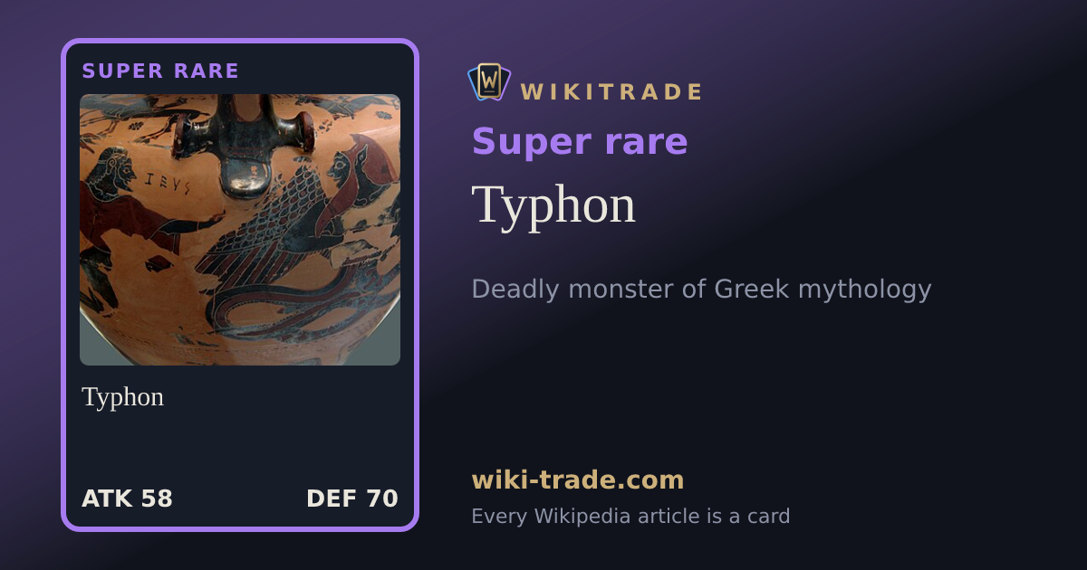 Typhon — Super rare card