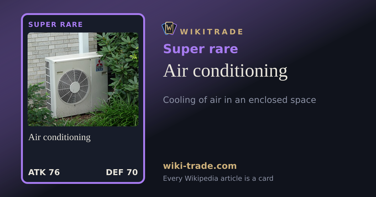 Air conditioning — Super rare card