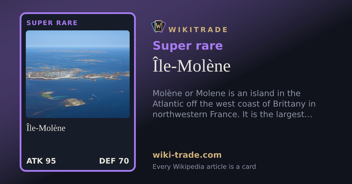 Île-Molène — Super rare card