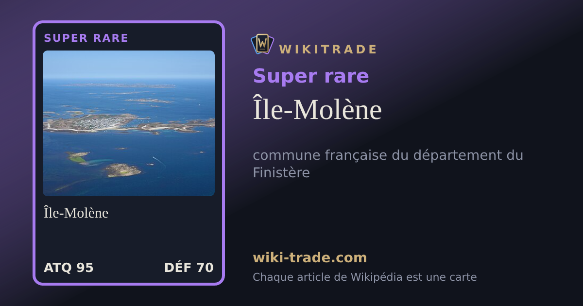 Île-Molène — carte Super rare