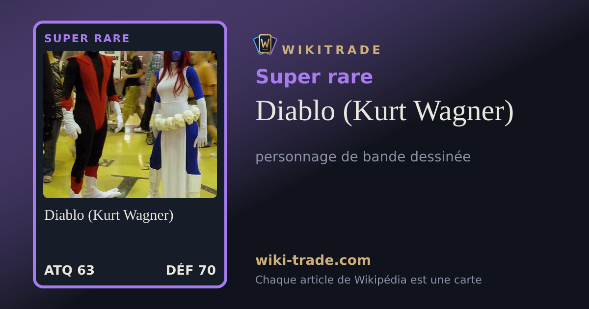 Diablo (Kurt Wagner) — carte Super rare