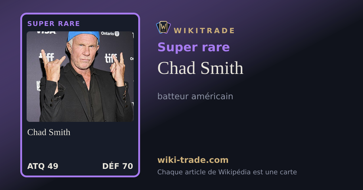 Chad Smith — carte Super rare