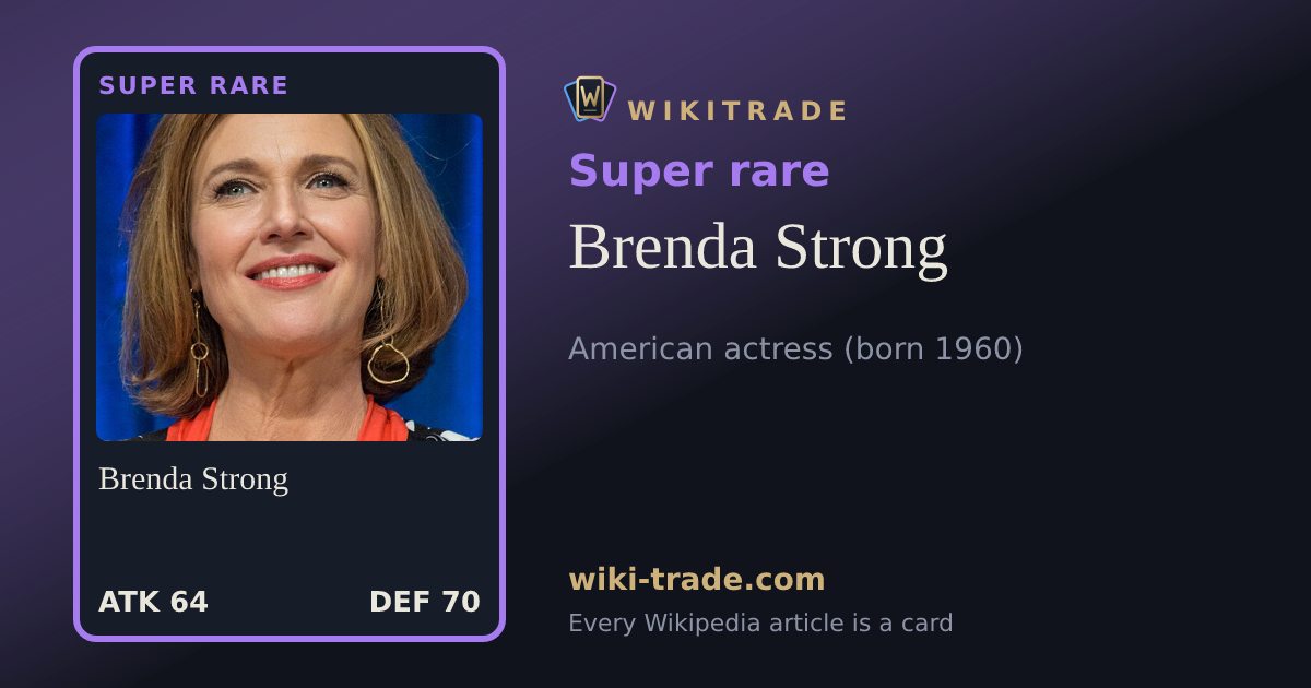 Brenda Strong — Super rare card