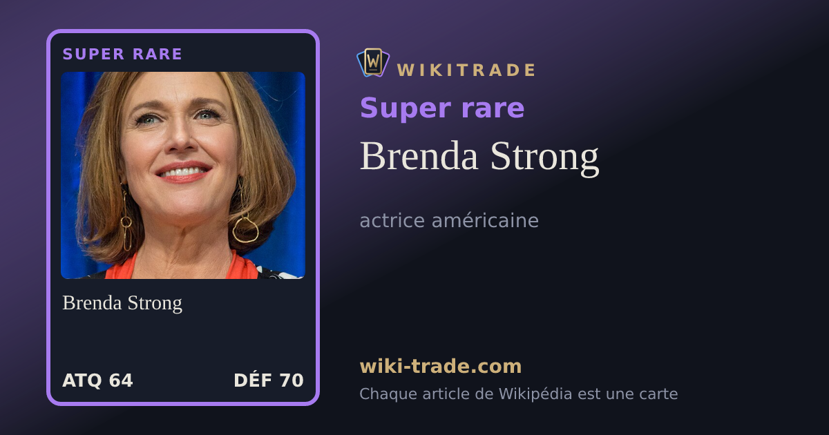Brenda Strong — carte Super rare