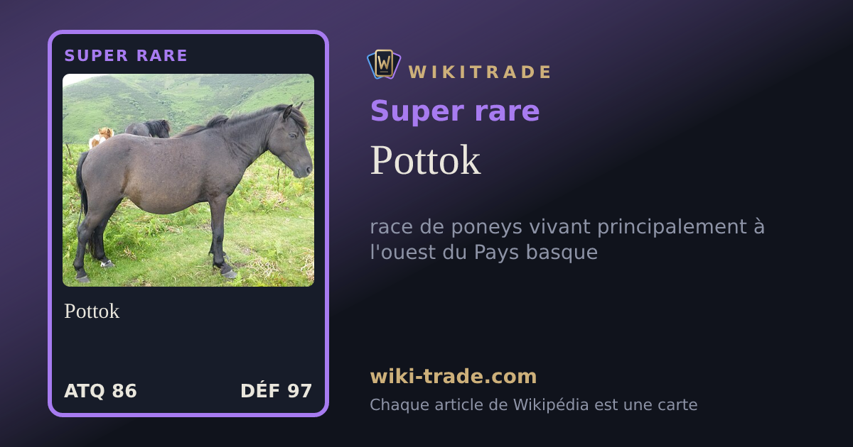 Pottok — carte Super rare