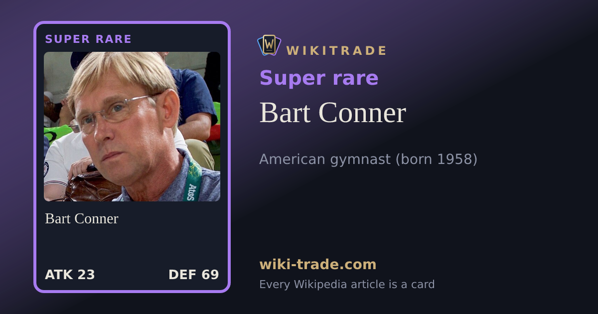 Bart Conner — Super rare card
