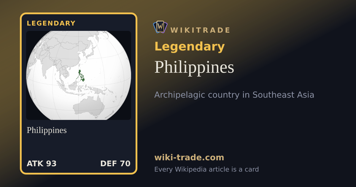 Philippines — Legendary card