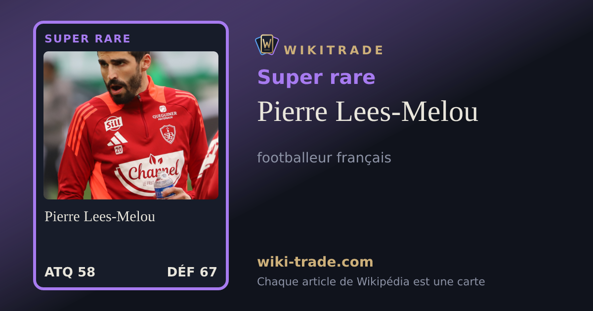 Pierre Lees-Melou — carte Super rare