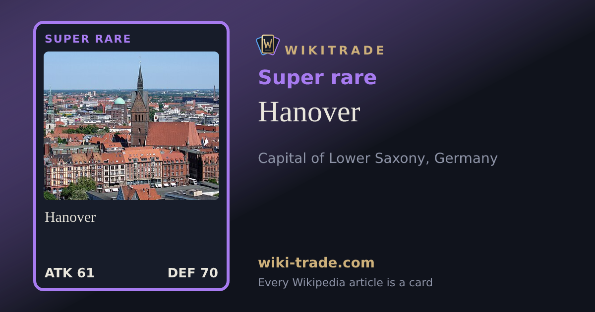 Hanover — Super rare card