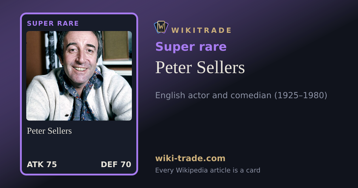 Peter Sellers — Super rare card