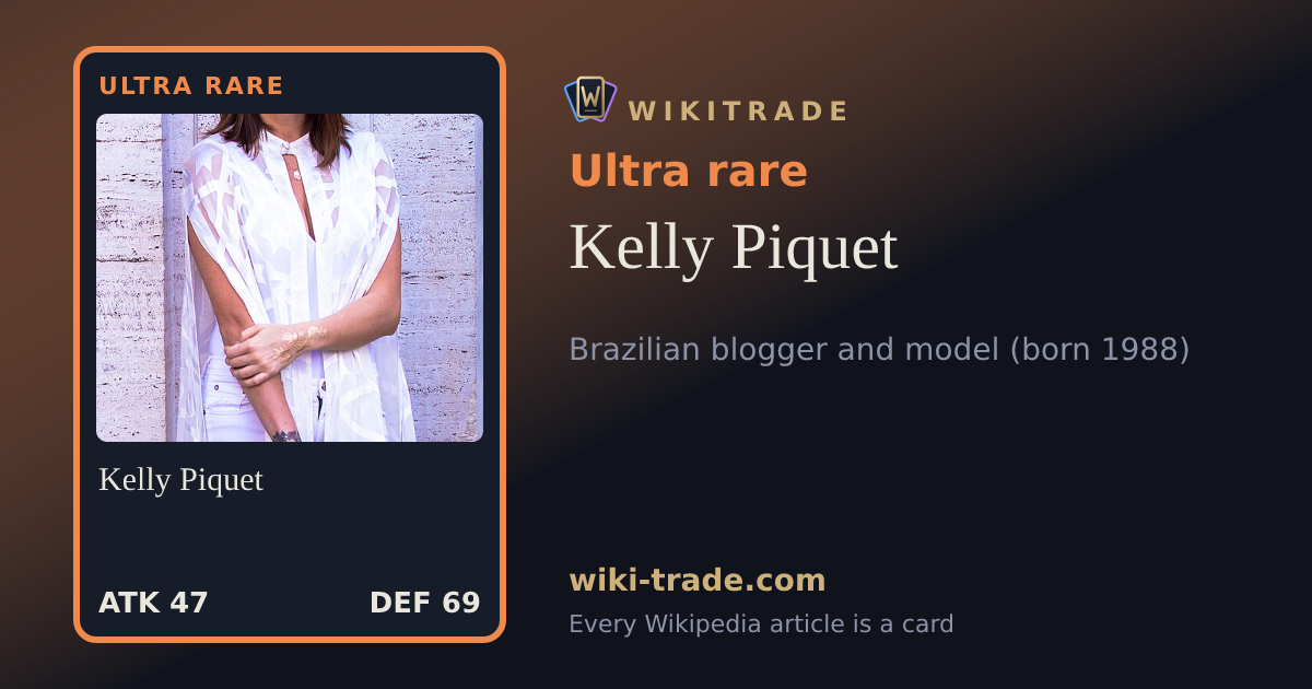 Kelly Piquet — Ultra rare card