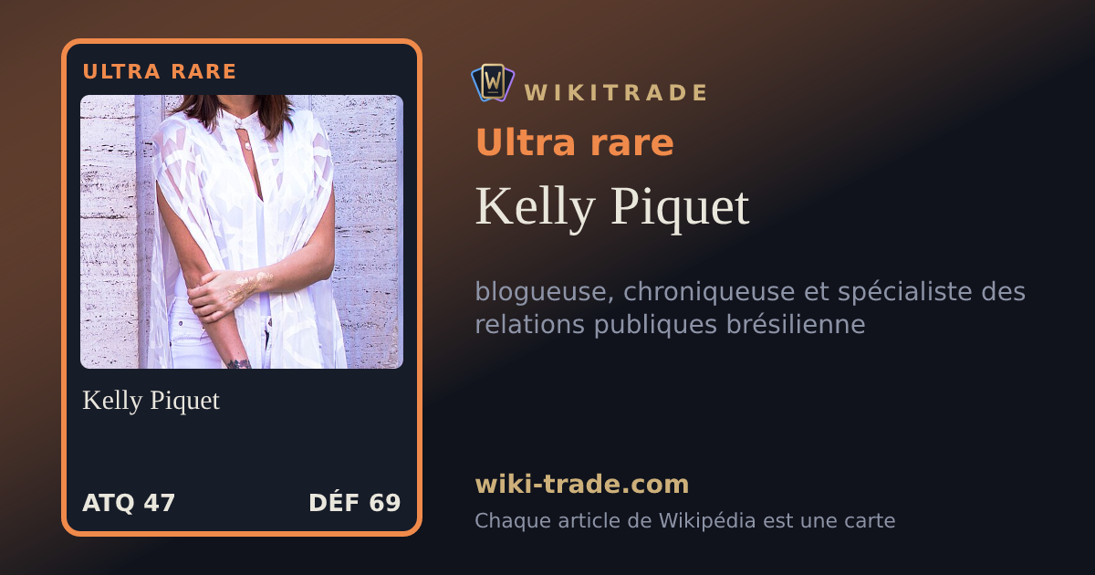 Kelly Piquet — carte Ultra rare