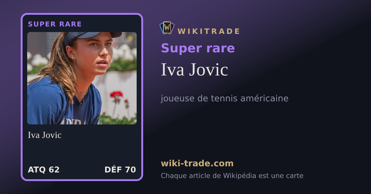 Iva Jovic — carte Super rare