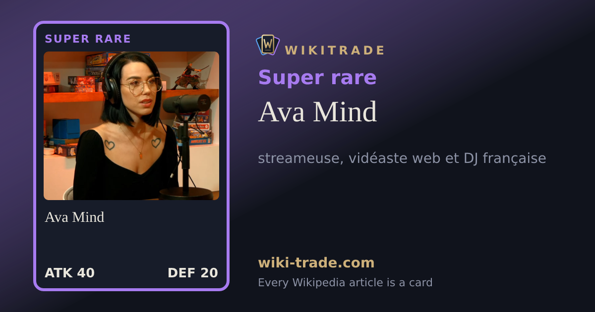Ava Mind — Super rare card