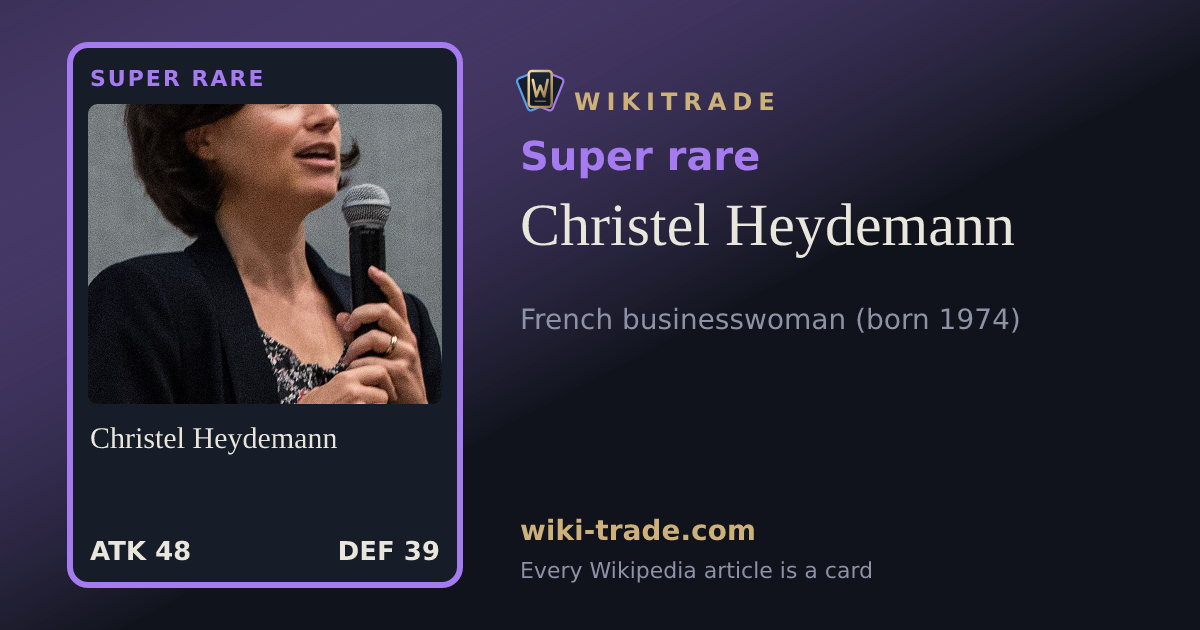 Christel Heydemann — Super rare card