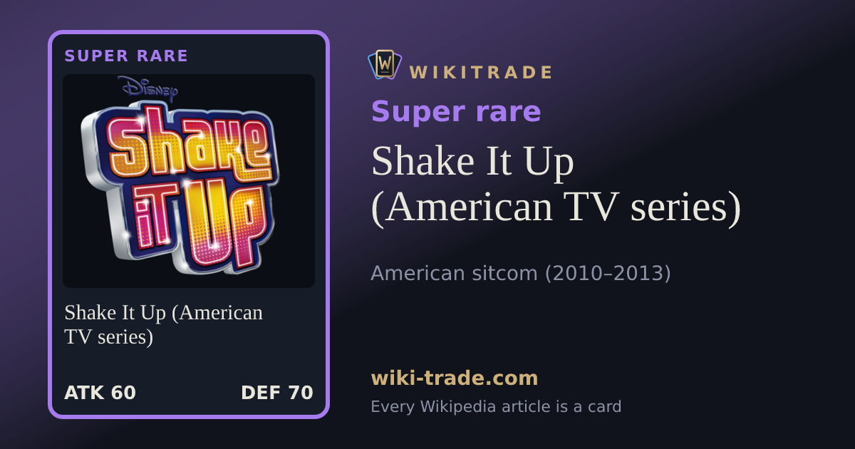Shake It Up (American TV series) — Super rare card
