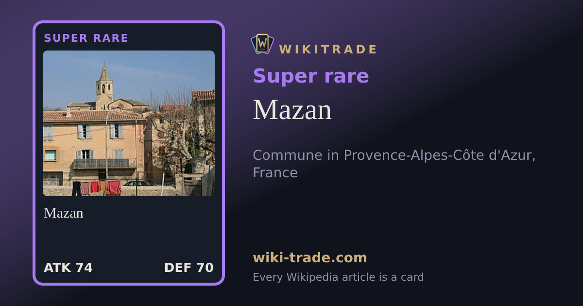 Mazan — Super rare card