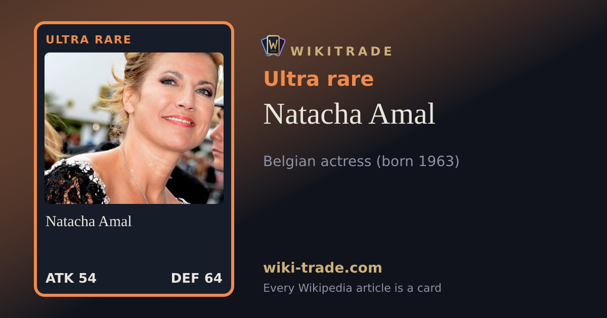 Natacha Amal — Ultra rare card