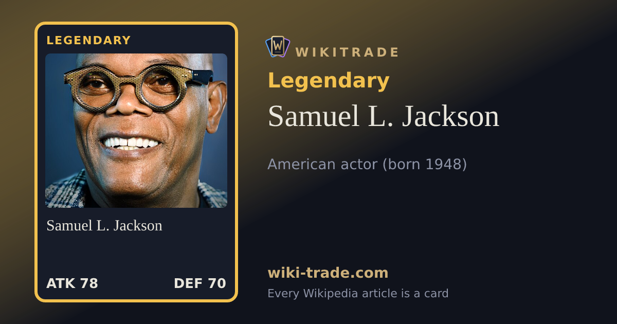 Samuel L. Jackson — Legendary card