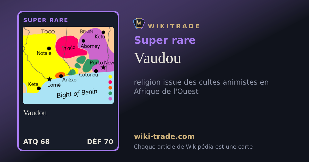 Vaudou — carte Super rare