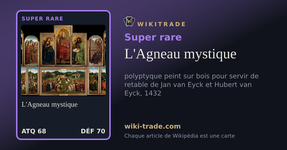 L'Agneau mystique — carte Super rare