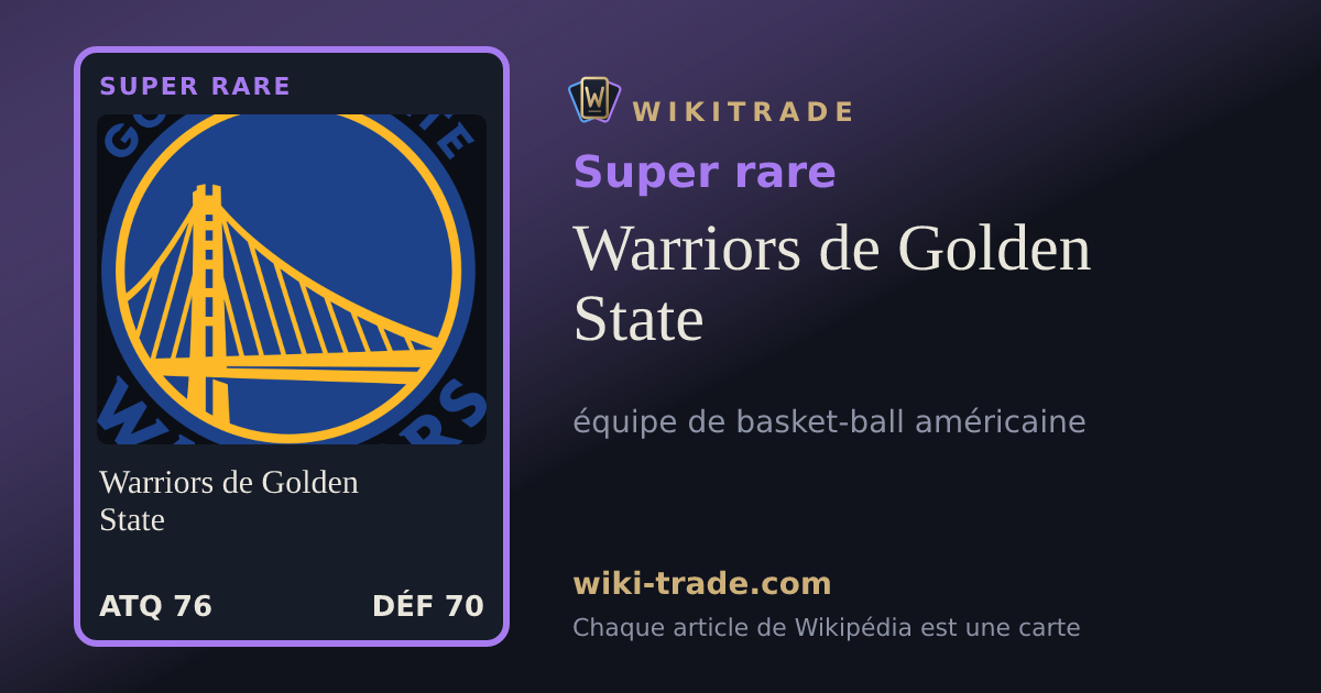 Warriors de Golden State — carte Super rare