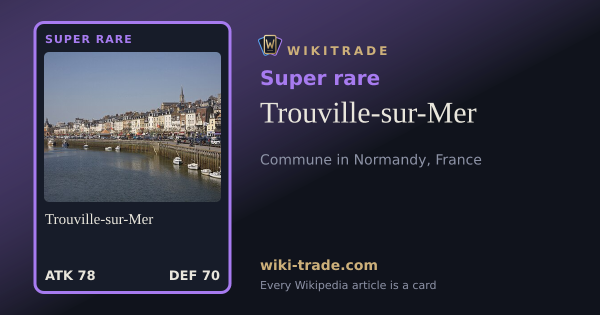 Trouville-sur-Mer — Super rare card