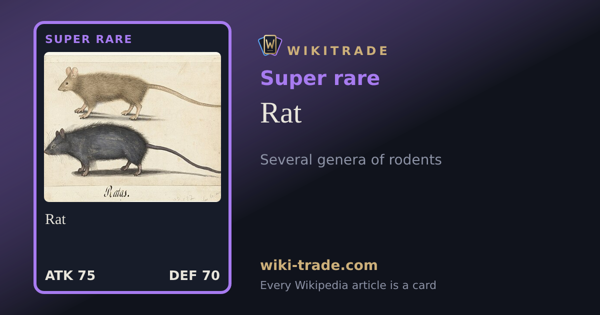 Rat — Super rare card